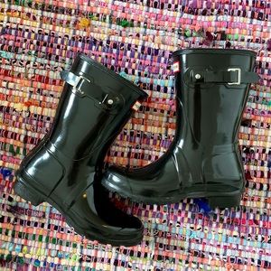 Hunter Original Short Gloss Boots